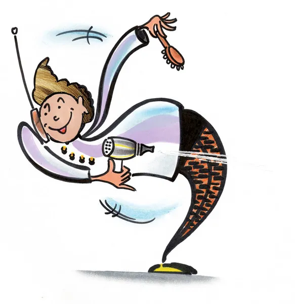 Accueil téléphonique, illustration de Jean-Marie Munier