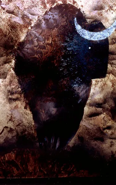 Bison, peinture de Jean-Marie Munier