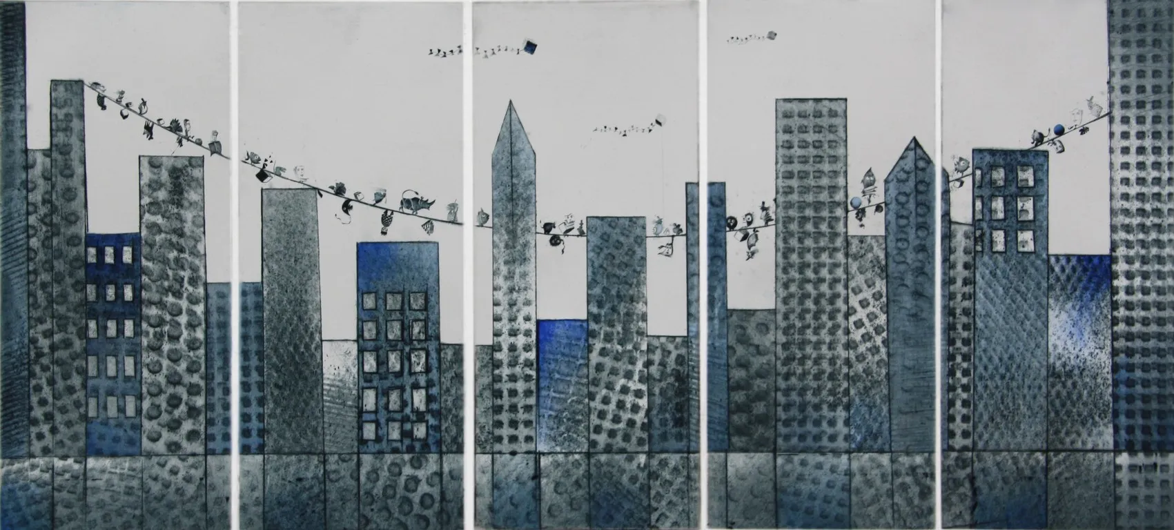 City, gravure de Jean-Marie Munier