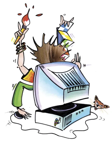 Graphiste fou, illustration de Jean-Marie Munier